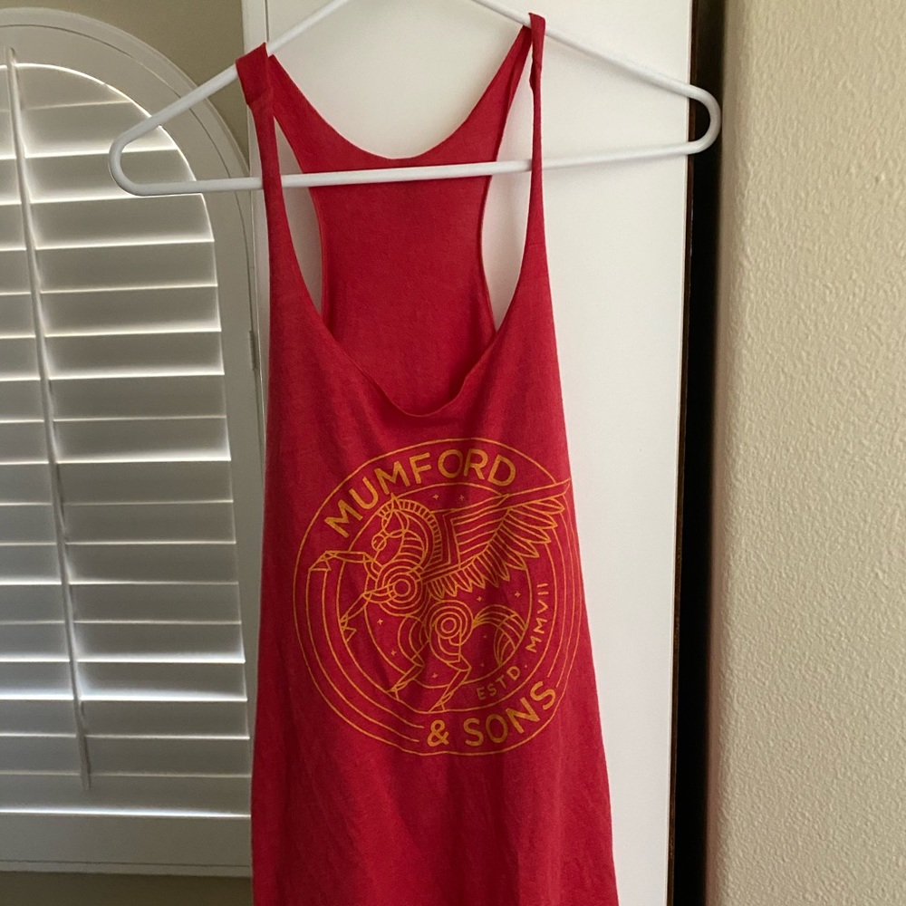 Mumford and Sons Red Tank